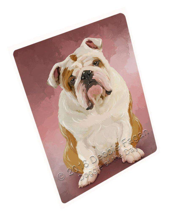 Bulldogs Dog Large Refrigerator / Dishwasher Magnet D133