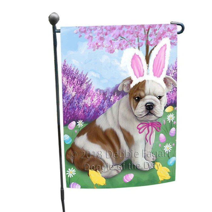 Bulldogs Easter Holiday Garden Flag GFLG48986