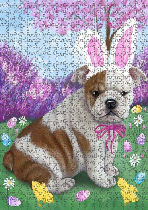 Bulldogs Easter Holiday Puzzle with Photo Tin PUZL50274