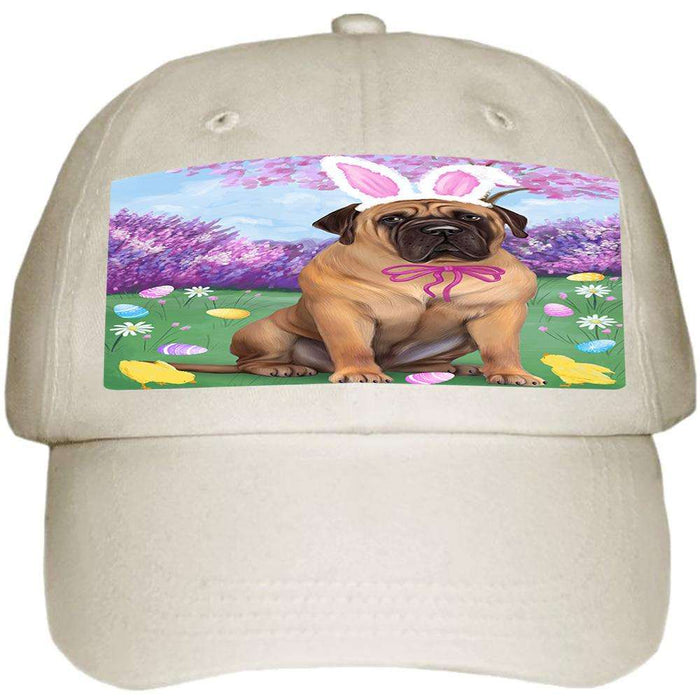 Bullmastiff Dog Easter Holiday Ball Hat Cap HAT50979