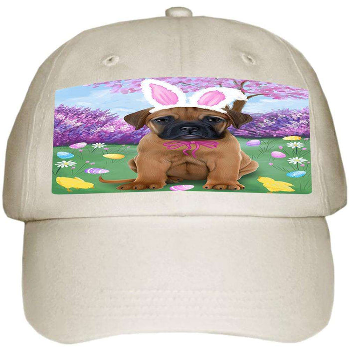 Bullmastiff Dog Easter Holiday Ball Hat Cap HAT50982