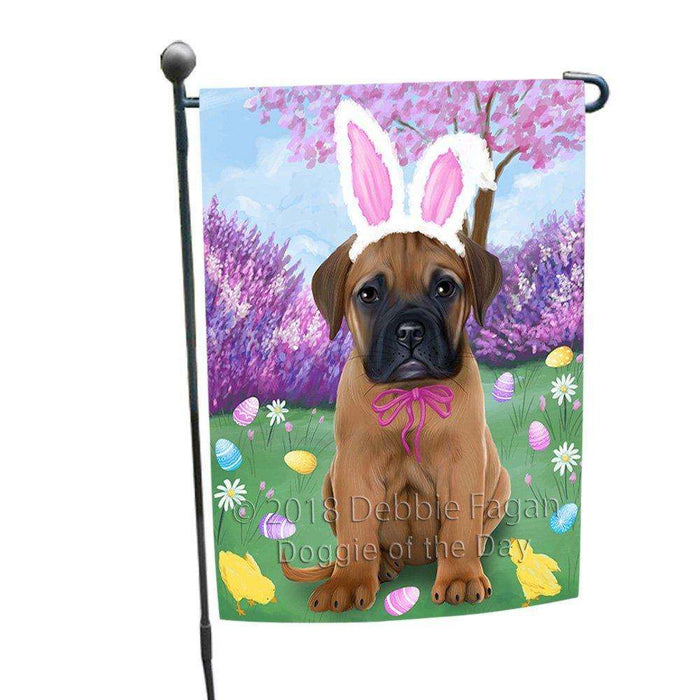 Bullmastiff Dog Easter Holiday Garden Flag GFLG48992