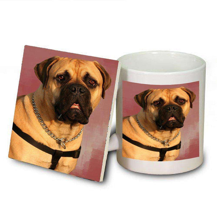 Bullmastiff Dog Mug and Coaster Set