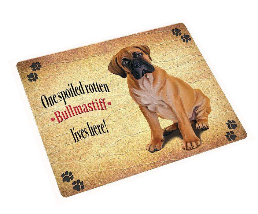 Bullmastiff Spoiled Rotten Dog Large Refrigerator / Dishwasher Magnet 11.5" x 17.6"