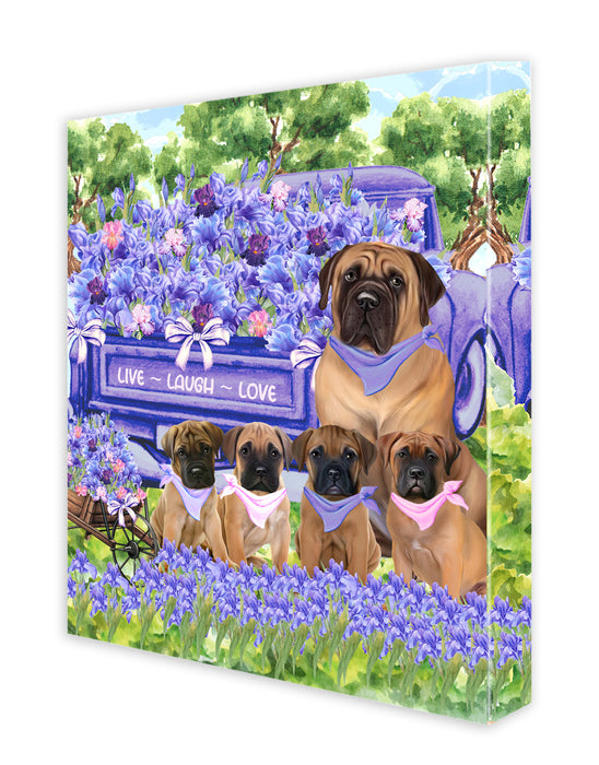 Bullmastiff Canvas: Explore a Variety of Designs, Digital Art Wall Painting, Personalized, Custom, Ready to Hang Room Decoration, Gift for Pet & Dog Lovers