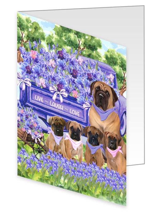 Bullmastiff Greeting Cards & Note Cards with Envelopes: Explore a Variety of Designs, Custom, Invitation Card Multi Pack, Personalized, Gift for Pet and Dog Lovers
