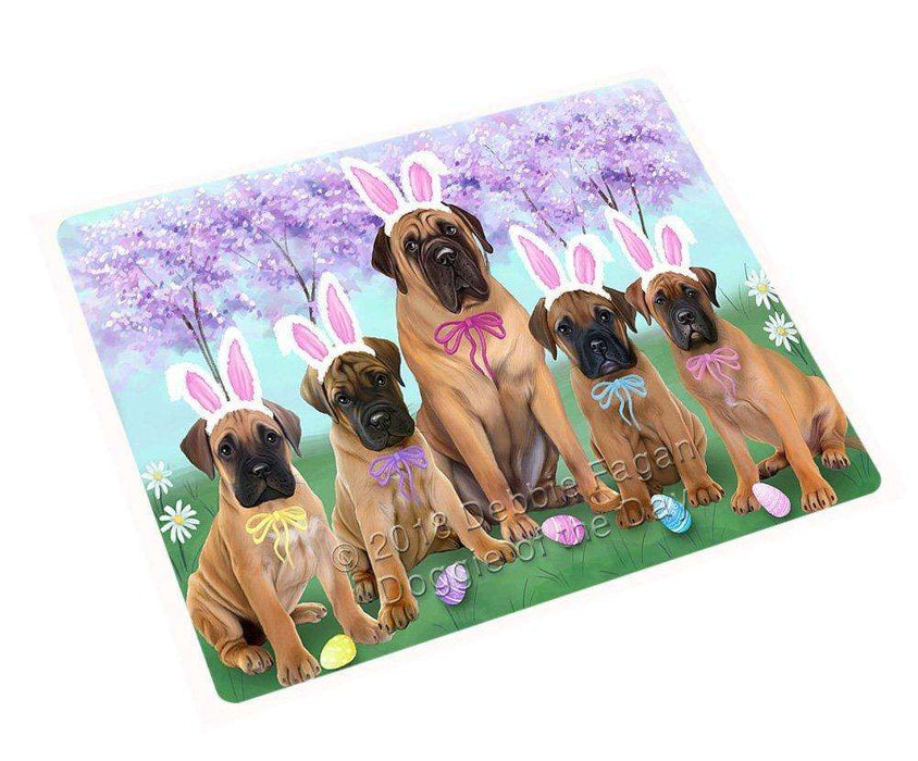 Bullmastiffs Dog Easter Holiday Magnet Mini (3.5" x 2") MAG51120