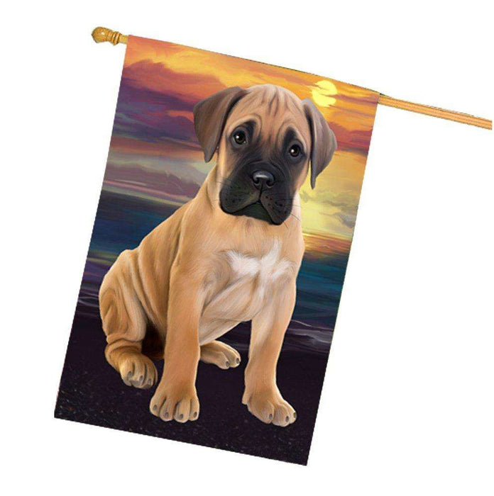 Bullmastiffs Dog House Flag