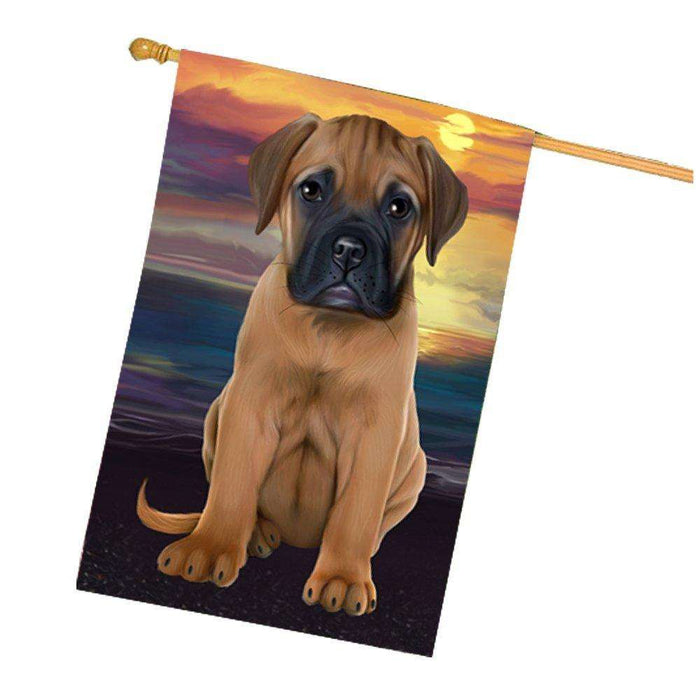 Bullmastiffs Dog House Flag