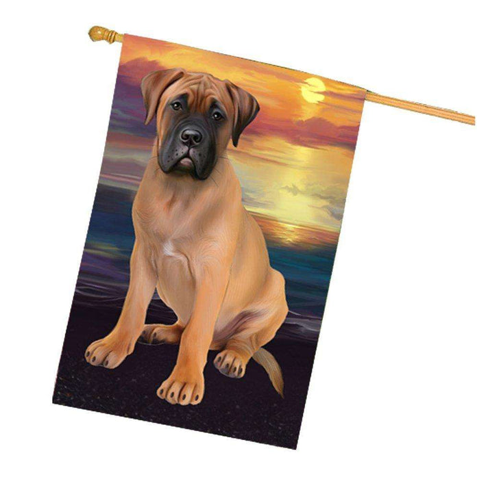 Bullmastiffs Dog House Flag