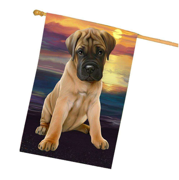 Bullmastiffs Dog House Flag