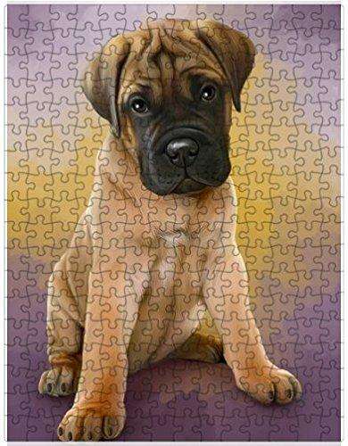 Bullmastiffs Dog Puzzle with Photo Tin D082