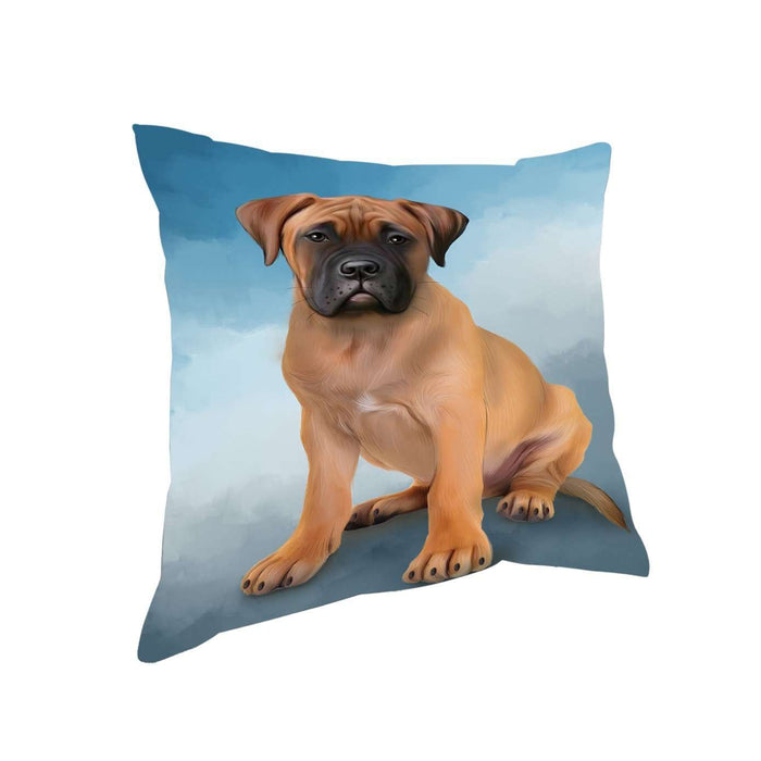 Bullmastiffs Dog Throw Pillow D325