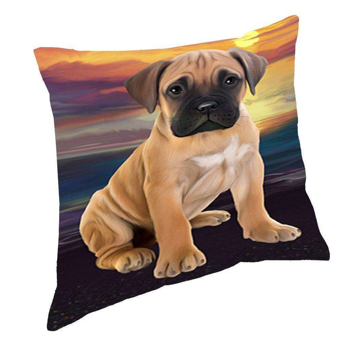 Bullmastiffs Dog Throw Pillow D526