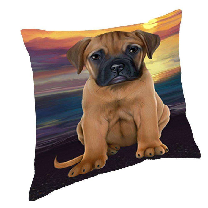 Bullmastiffs Dog Throw Pillow D527