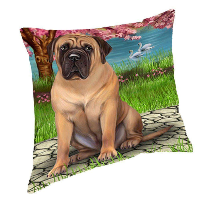 Bullmastiffs Dog Throw Pillow D530