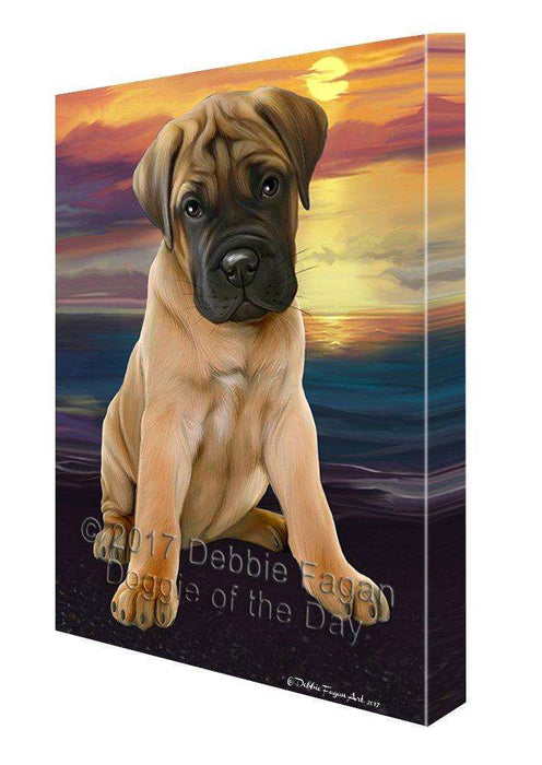 Bullmastiffs Dog Wall Art Canvas CV189