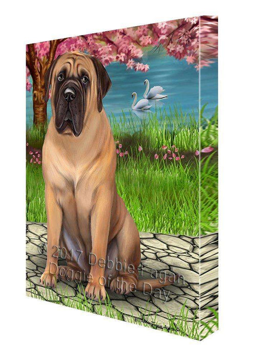 Bullmastiffs Dog Wall Art Canvas CV190