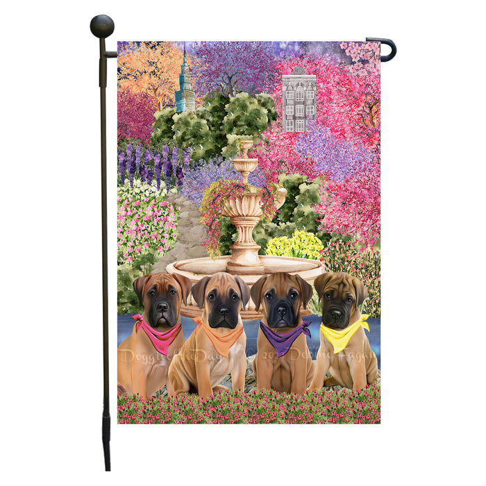 Bullmastiff Garden Flag: Explore a Variety of Designs, Weather Resistant, Double-Sided, Custom, Personalized, Outside Garden Yard Decor, Flags for Dog and Pet Lovers