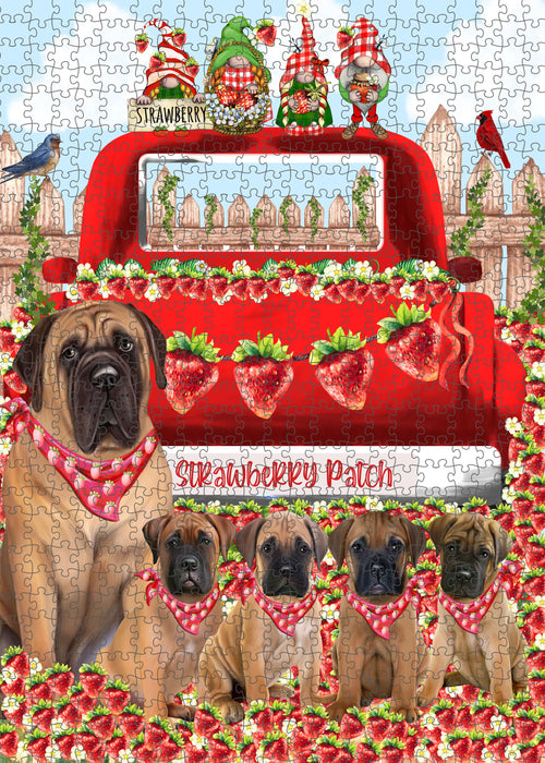 Bullmastiff Jigsaw Puzzle: Explore a Variety of Designs, Interlocking Halloween Puzzles for Adult, Custom, Personalized, Pet Gift for Dog Lovers