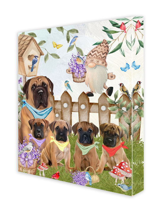 Bullmastiff Canvas: Explore a Variety of Designs, Personalized, Digital Art Wall Painting, Custom, Ready to Hang Room Decor, Dog Gift for Pet Lovers
