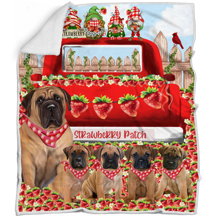 Bullmastiff Blanket: Explore a Variety of Designs, Cozy Sherpa, Fleece and Woven, Custom, Personalized, Gift for Dog and Pet Lovers