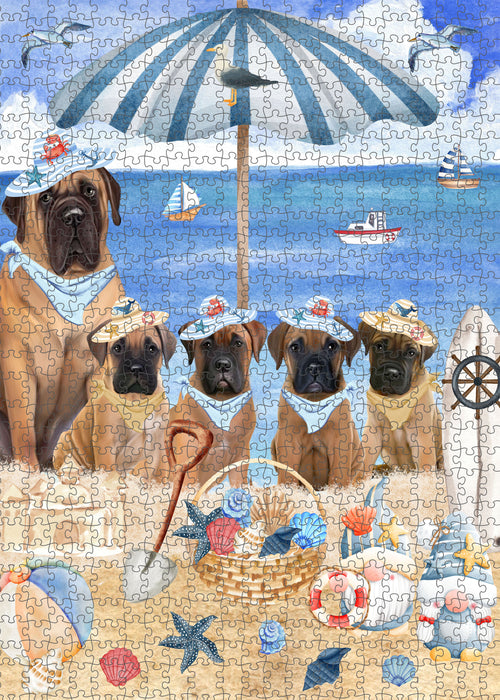 Bullmastiff Jigsaw Puzzle, Interlocking Puzzles Games for Adult, Explore a Variety of Designs, Personalized, Custom, Gift for Pet and Dog Lovers