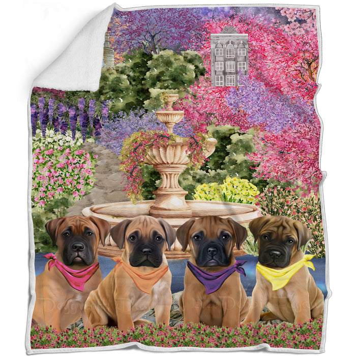 Bullmastiff Bed Blanket, Explore a Variety of Designs, Personalized, Throw Sherpa, Fleece and Woven, Custom, Soft and Cozy, Dog Gift for Pet Lovers