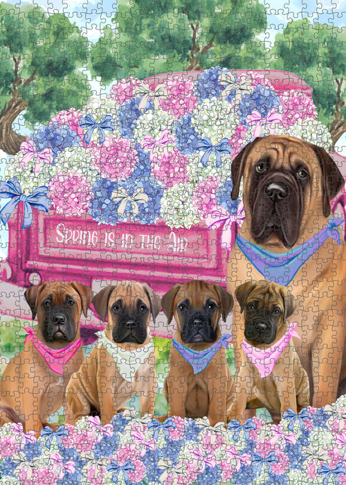 Bullmastiff Jigsaw Puzzle: Interlocking Puzzles Games for Adult, Explore a Variety of Custom Designs, Personalized, Pet and Dog Lovers Gift