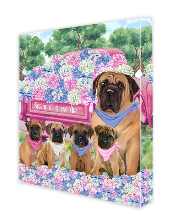 Bullmastiff Wall Art Canvas, Explore a Variety of Designs, Custom Digital Painting, Personalized, Ready to Hang Room Decor, Dog Gift for Pet Lovers