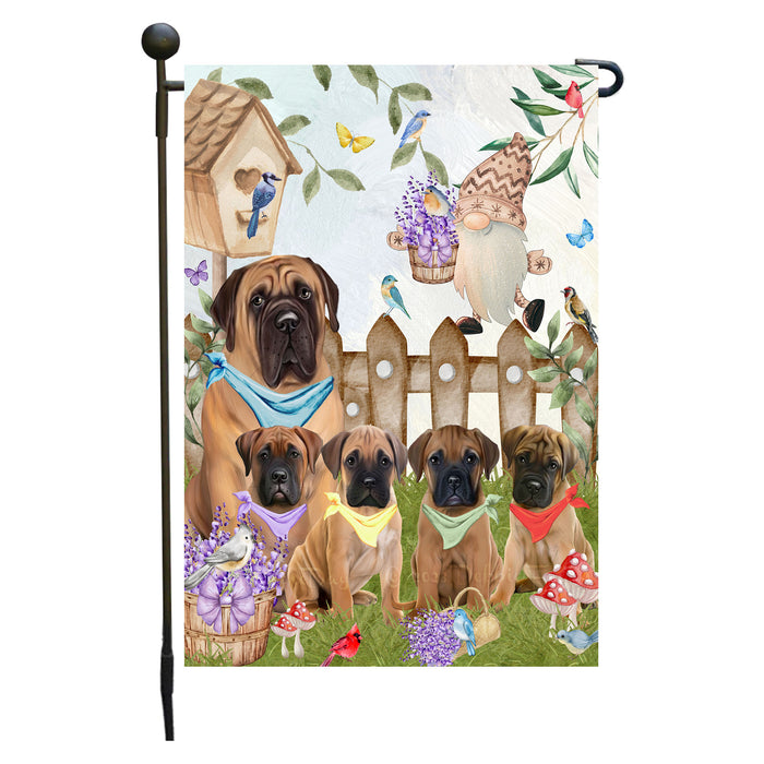 Bullmastiff Garden Flag: Explore a Variety of Designs, Custom, Personalized, Weather Resistant, Double-Sided, Outdoor Garden Yard Decor for Dog and Pet Lovers