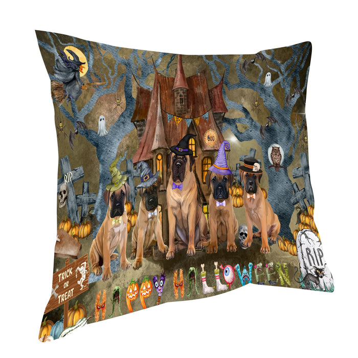 Bullmastiff Pillow: Explore a Variety of Designs, Custom, Personalized, Throw Pillows Cushion for Sofa Couch Bed, Gift for Dog and Pet Lovers