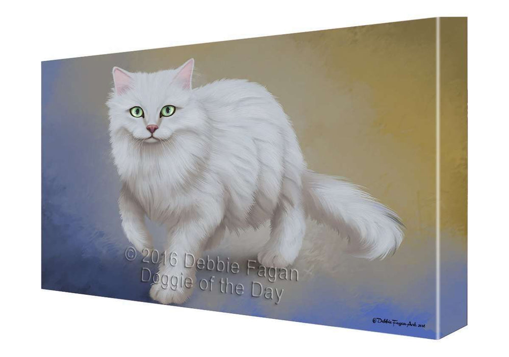 Burmilla Tiffanie Cat Canvas Wall Art