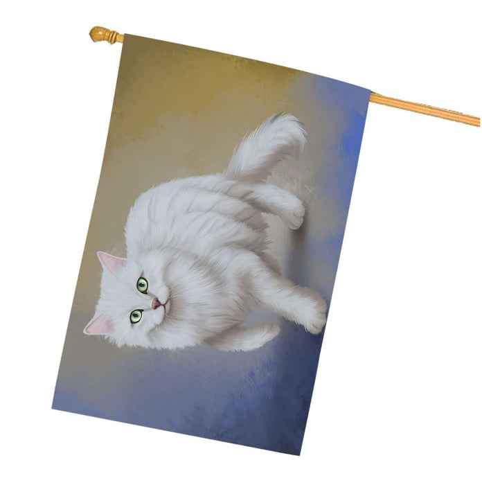 Burmilla Tiffanie Cat House Flag