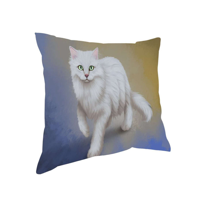 Burmilla Tiffanie Cat Throw Pillow D328