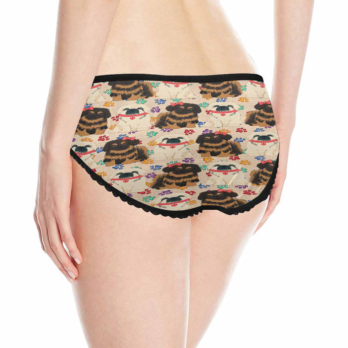 Pekingese Dogs Red  Women&#039;s All Over Print Classic Briefs