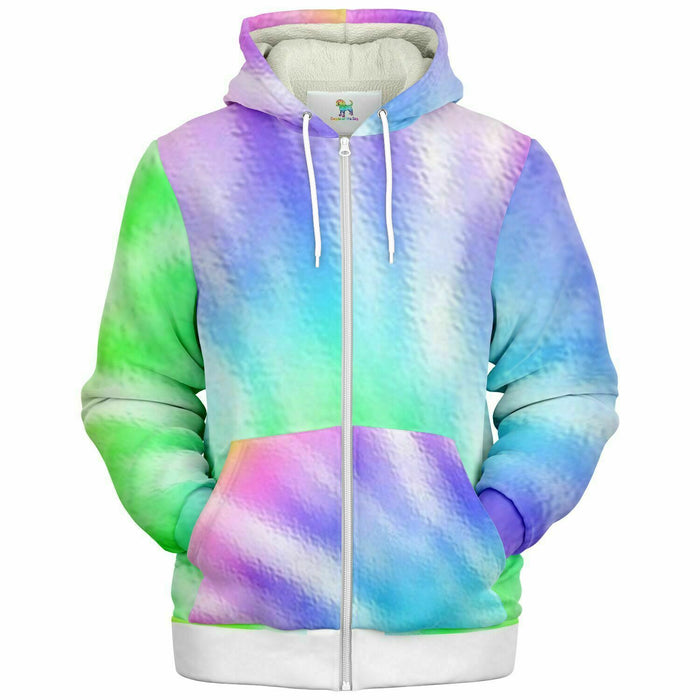 Watercolor Tie Dye Hoodie Microfleece Soft