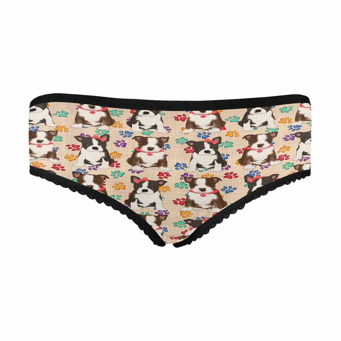 Boston Terrier Dogs Red  Women&#039;s All Over Print Classic Briefs