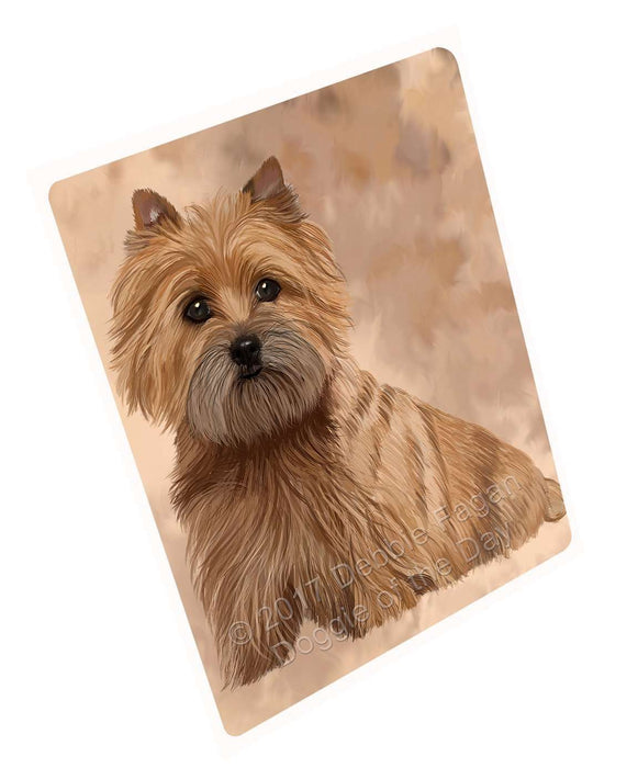 Cairn Terrier Dog Art Portrait Print Woven Throw Sherpa Plush Fleece Blanket