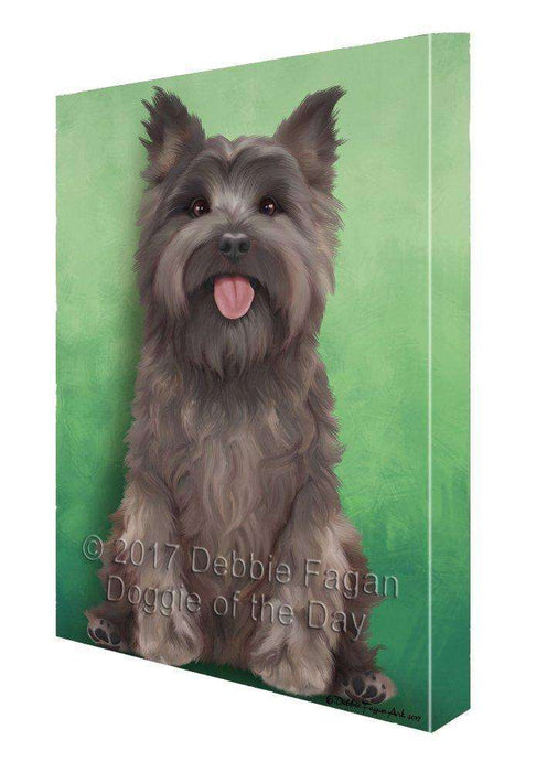 Cairn Terrier Dog Canvas Wall Art