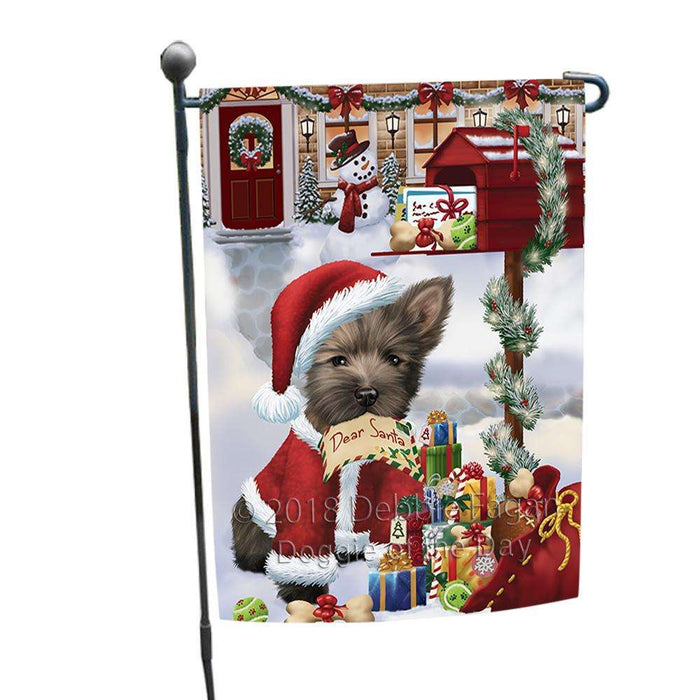 Cairn Terrier Dog Dear Santa Letter Christmas Holiday Mailbox Garden Flag GFLG53944