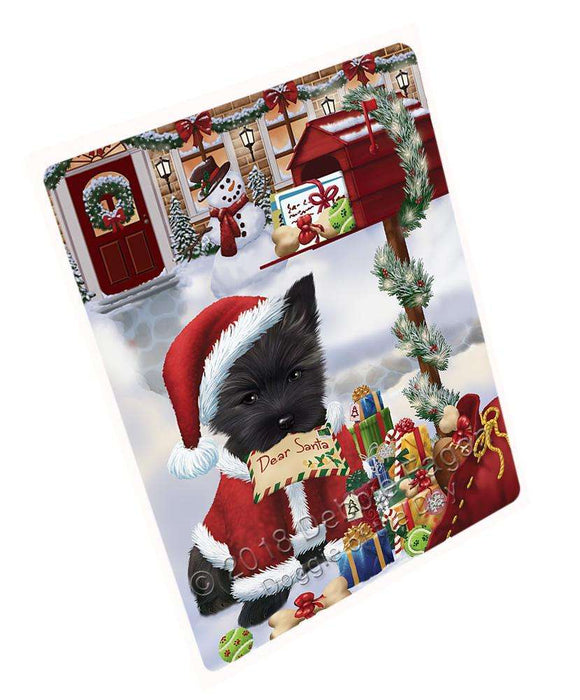 Cairn Terrier Dog Dear Santa Letter Christmas Holiday Mailbox Large Refrigerator / Dishwasher Magnet RMAG84180