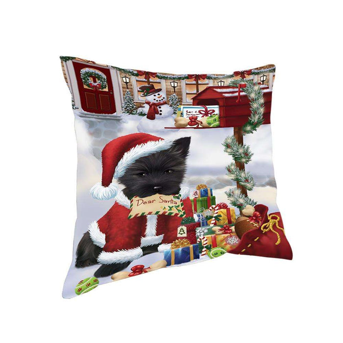 Cairn Terrier Dog Dear Santa Letter Christmas Holiday Mailbox Pillow PIL72156