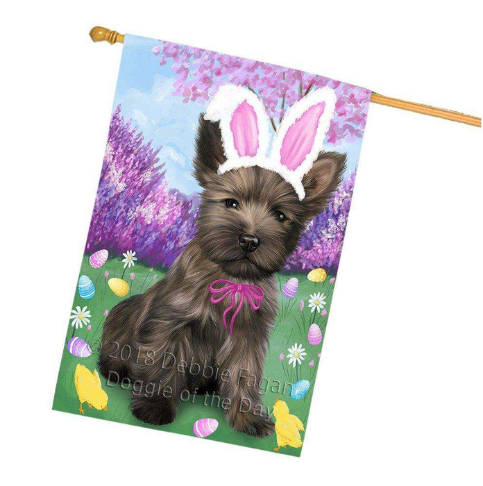 Cairn Terrier Dog Easter Holiday House Flag FLG49053