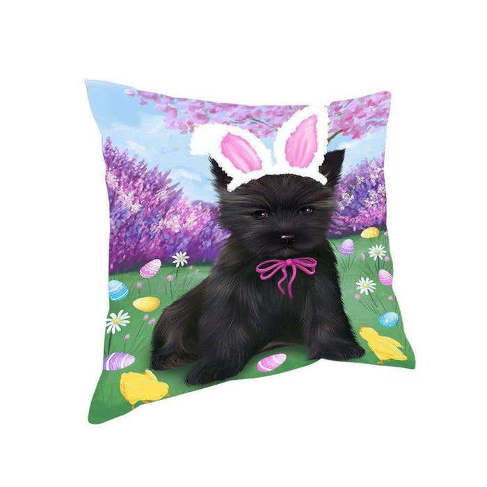 Cairn Terrier Dog Easter Holiday Pillow PIL52212 (18x18)