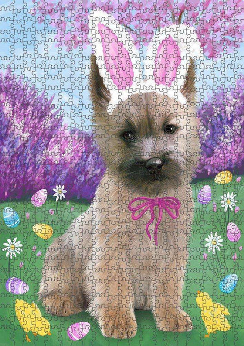 Cairn Terrier Dog Easter Holiday Puzzle with Photo Tin PUZL50304