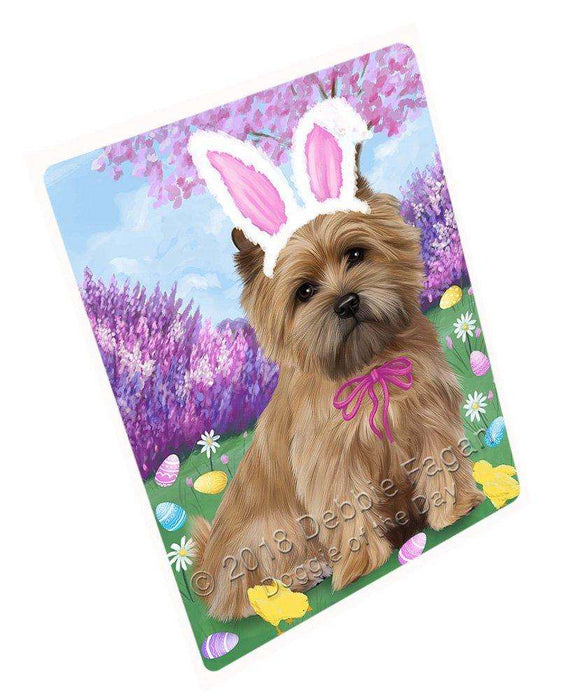 Cairn Terrier Dog Easter Holiday Tempered Cutting Board C51123
