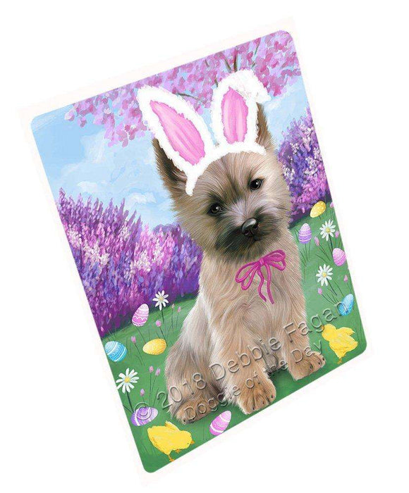 Cairn Terrier Dog Easter Holiday Tempered Cutting Board C51129
