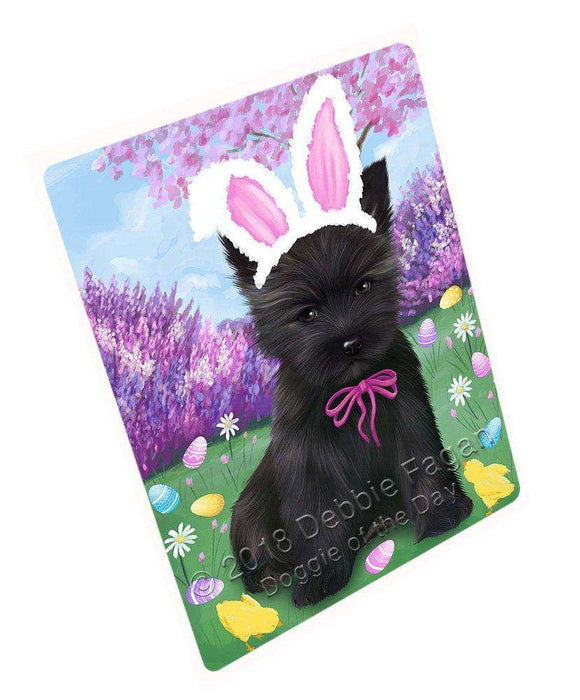 Cairn Terrier Dog Easter Holiday Tempered Cutting Board C51135