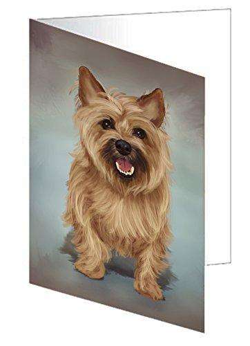 Cairn Terrier Dog Handmade Artwork Assorted Pets Greeting Cards and Note Cards with Envelopes for All Occasions and Holiday Seasons
